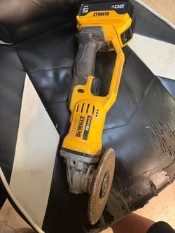 Dewalt 20volt grinder and 5ah battery $90 for both