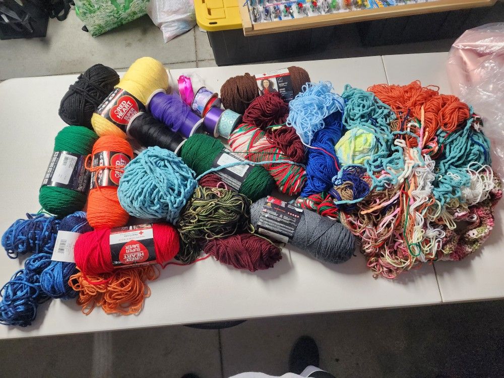 Yarn And Ribbon New And Used