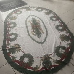 60 By 84 Xmas Table Cloth