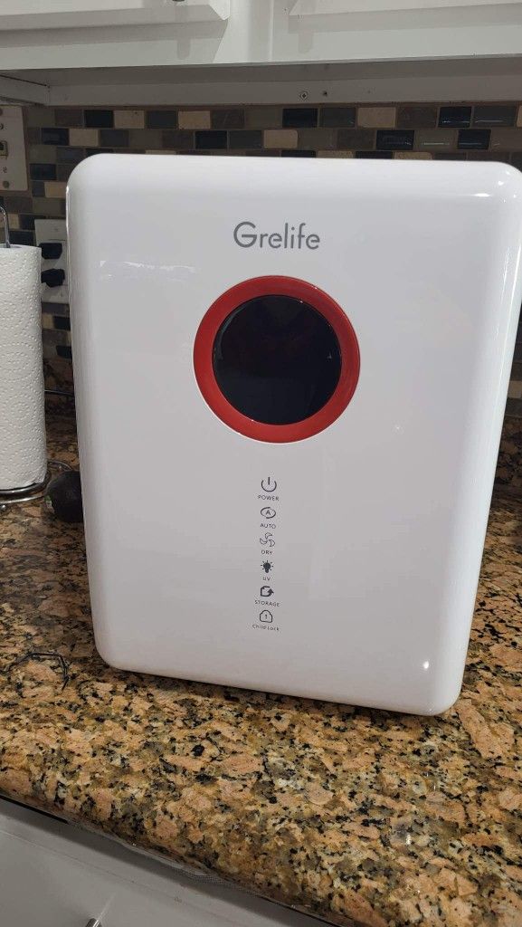 Grelife UV Sterilizer and Dryer for Baby Bottles, 18L Bottle Sterilizer and Dryer with Touch Screen Control & Auto-Off Safety for Toys/Clothes/Beauty