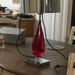 Nice Lamp Has Charging Station