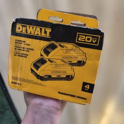 DeWalt Batteries 4ah