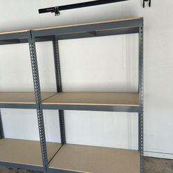 Warehouse Shelving 48 in W x 24 in D Boltless Industrial Racks Stronger Than Homedepot Lowes And Costco Delivery Available