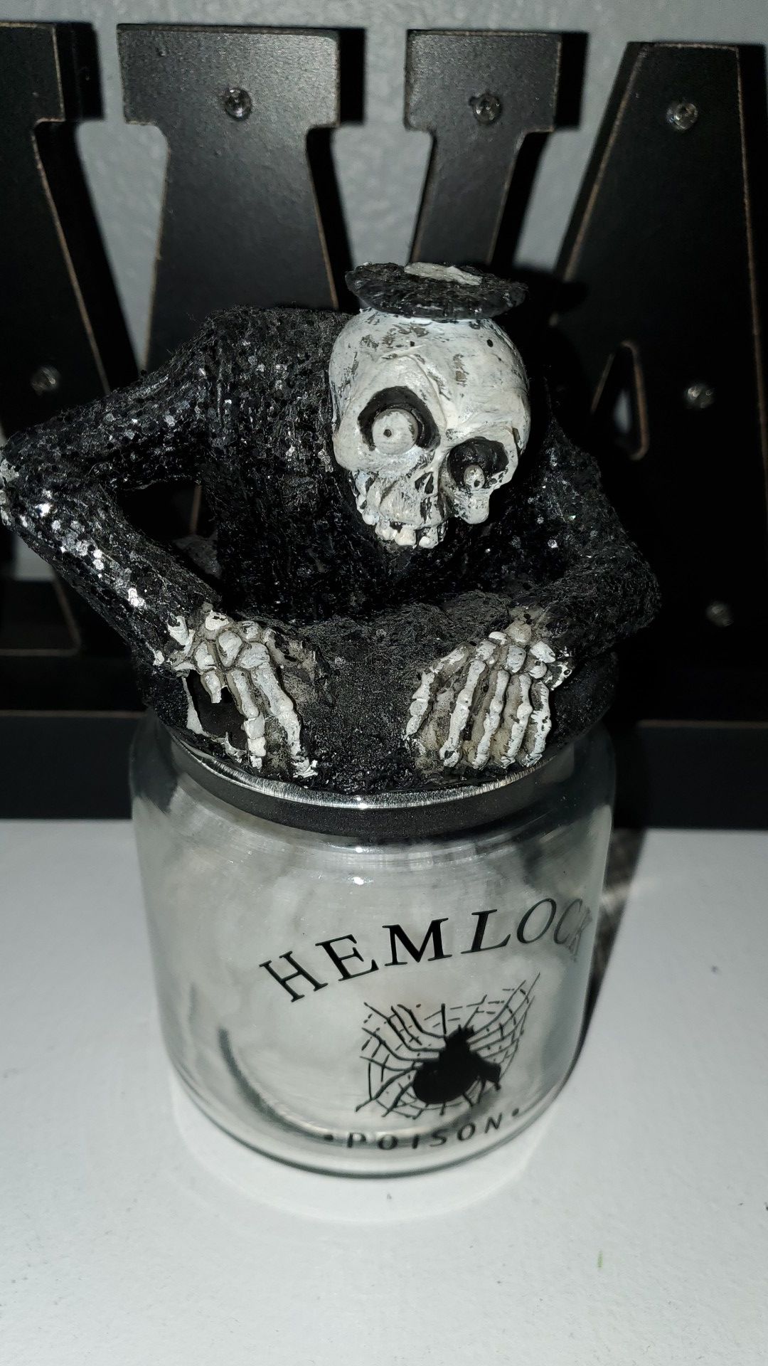 Halloween candy jar