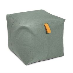 Big Joe Outdoor Ottoman, Sage Green Intertwist