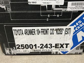 King Shocks - Toyota 4 Runner / GX470 / FJ Cruiser — In-Stock