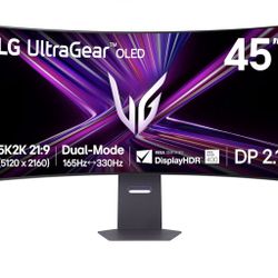 LG 45GX950A-B 45 pulgadas Ultragear 5K2K WUHD (5120 x 2160) Monitor OLED Curvo para Juegos