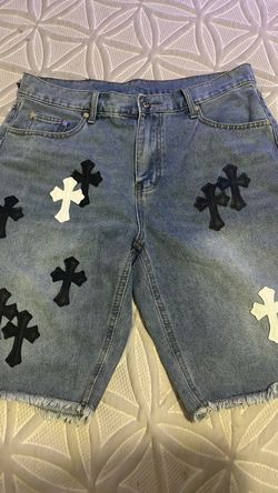 Chrome heart shorts