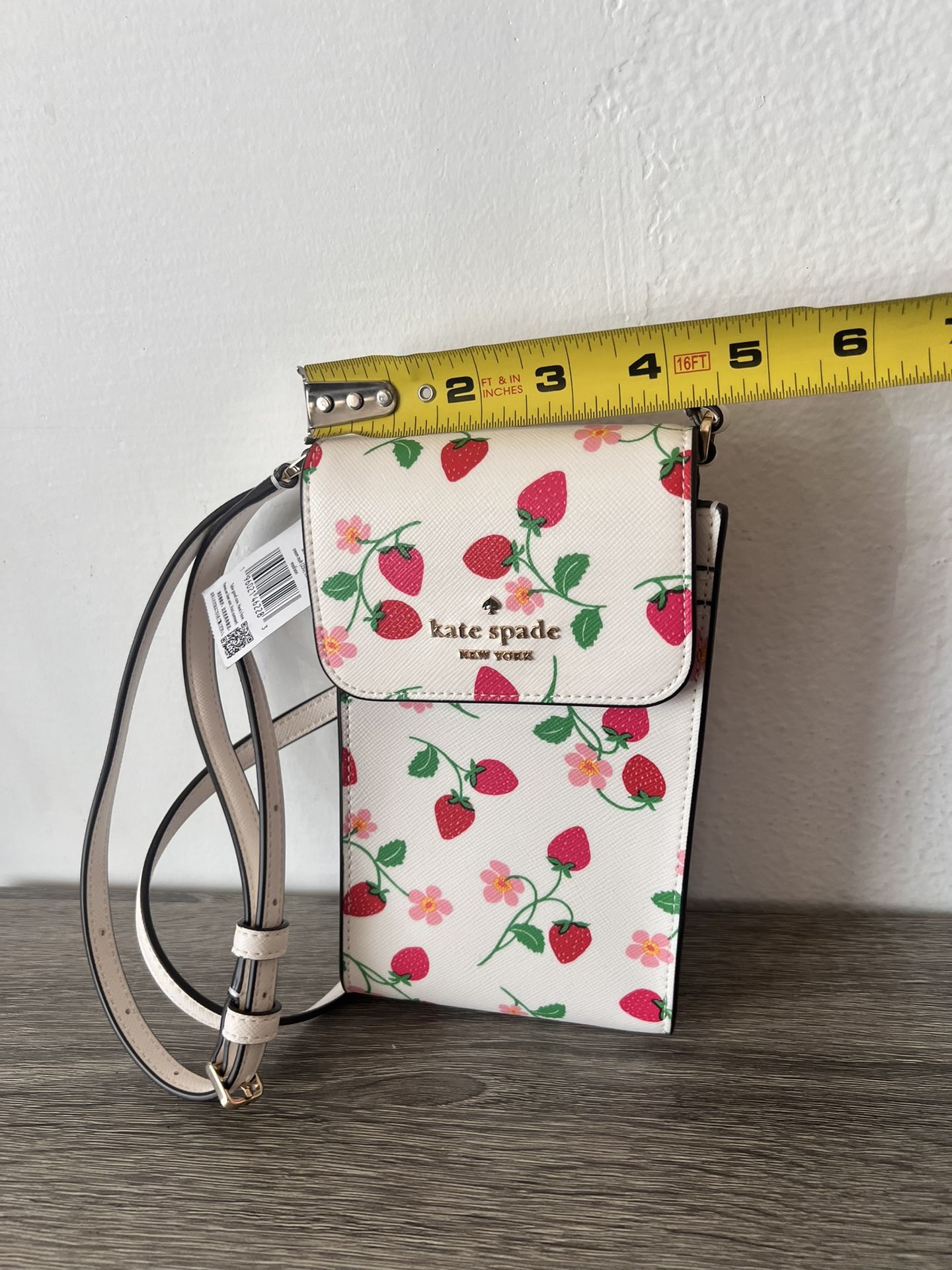 Kate Spade Strawberry Cell Phone Purse NEW
