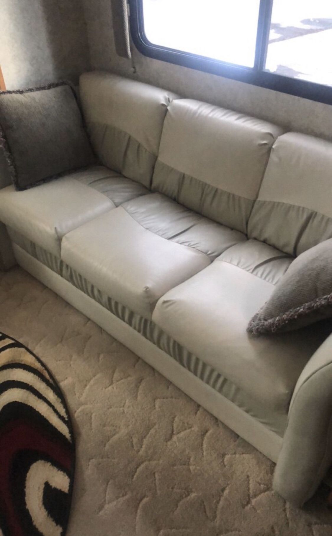 Two RV Motorhome couches sleeper bed and jackknife for Sale in Truckee