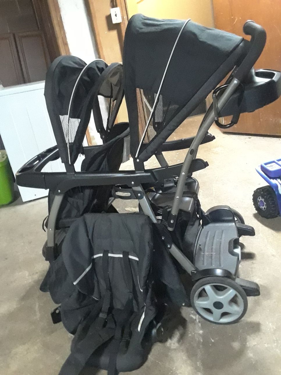 Graco double sit and stand stroller