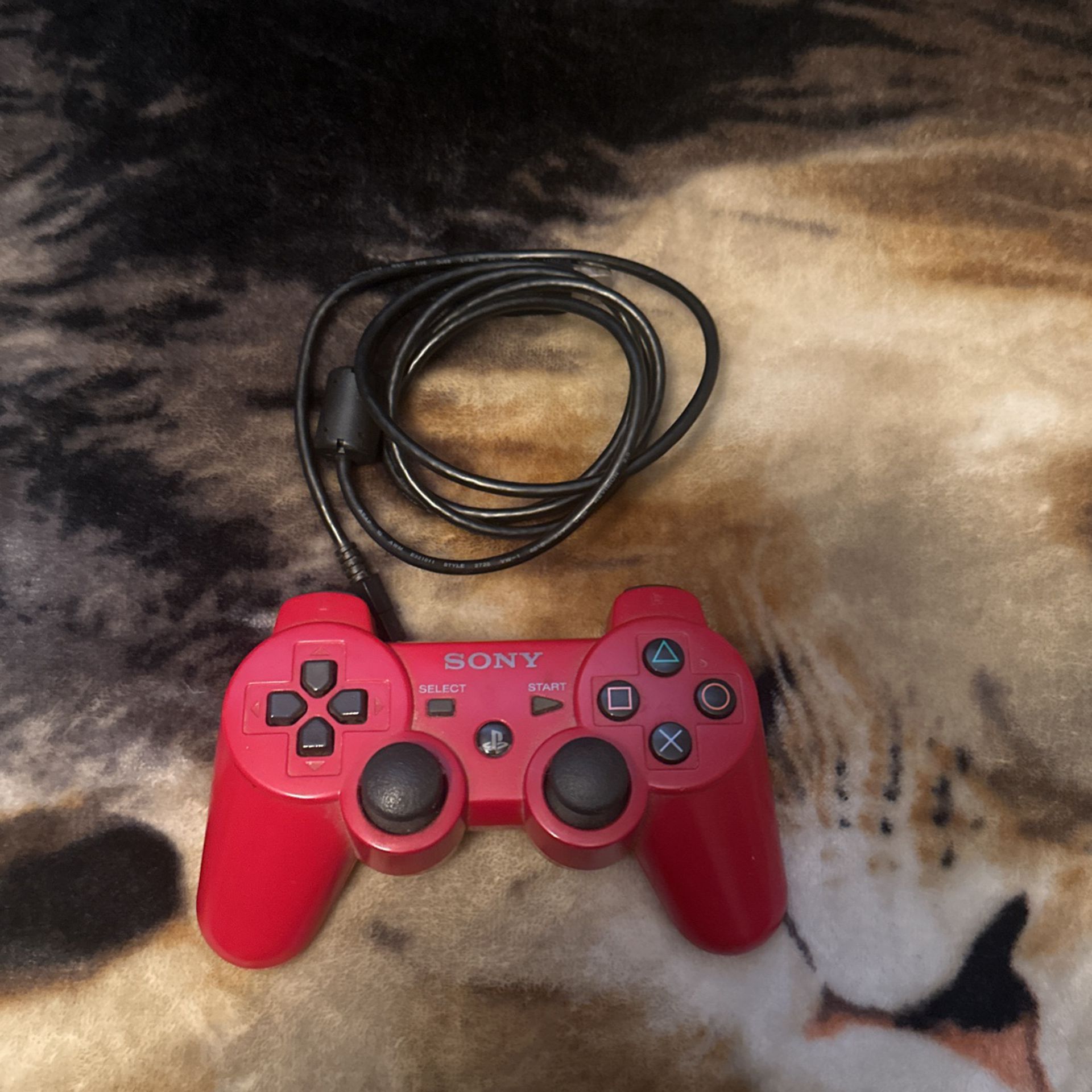 PS3 Controller Red