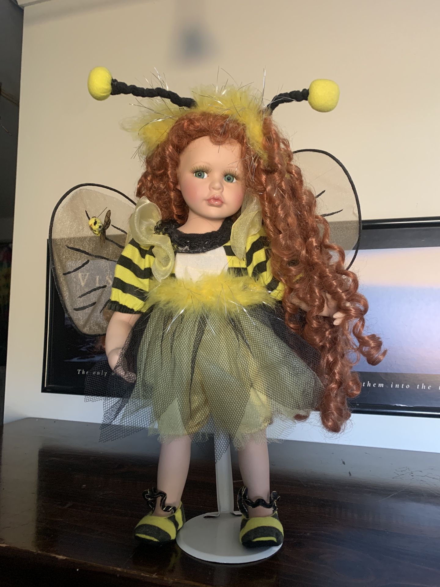 American heritage porcelain Doll