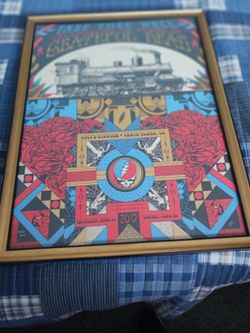 Framed Grateful Dead 2015 LEVI'S Stadium Fare The Well Poster
