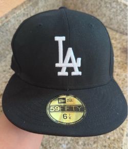 Los Angeles Black New Era Fitted Hat