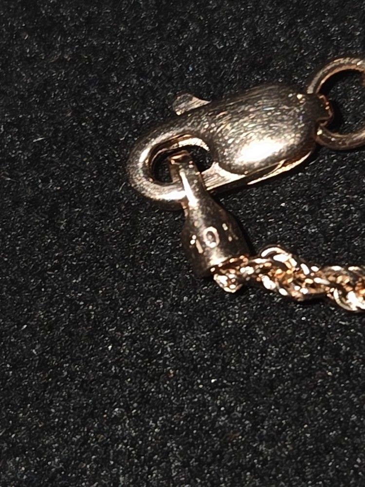 *** REAL 10K ROSEGOLD*** Real Dimond Cut Rosegold