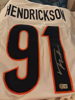 Trey Hendrickson Signed Cincinnati Bengals #91 Jersey BAS Witnessed NFL