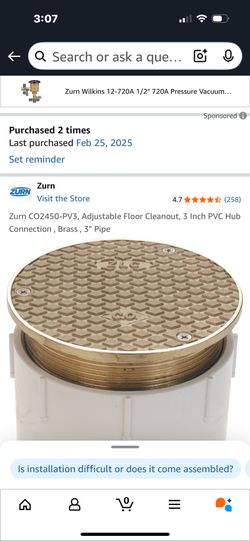 Brass Clean Out Covers