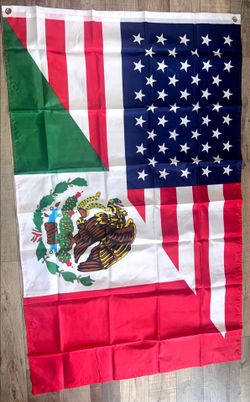Usa Mexico flag