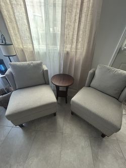 Set De 3 Mesa Y Dos Sillas