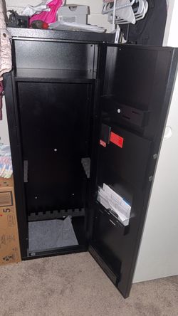 Black Steel Gun Safe Cabinet
