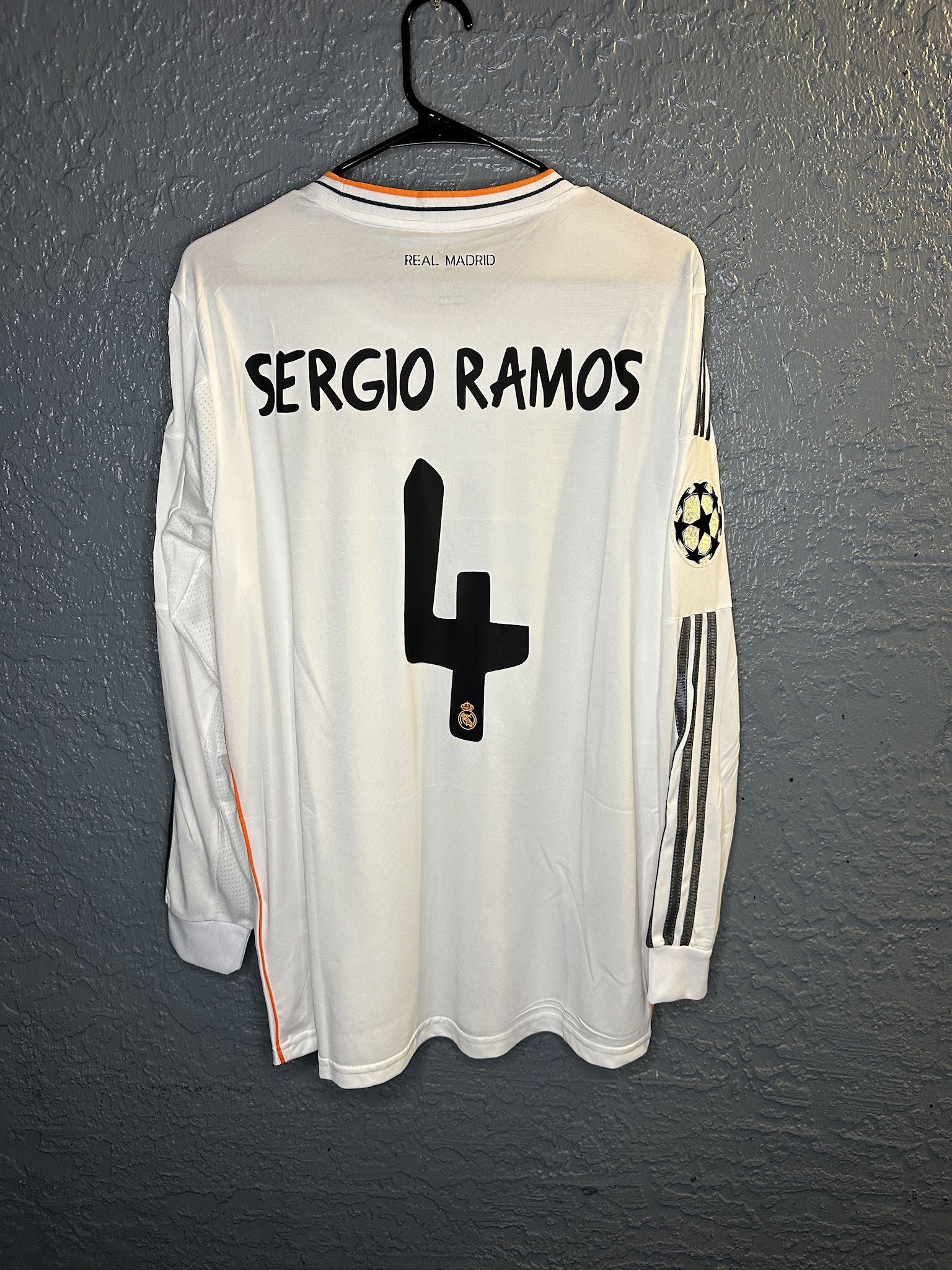 Real Madrid Sergio Ramos Decima Soccer Jerseys 2014