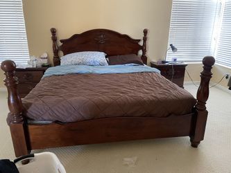 Solid Wood King Size Furniture Set
