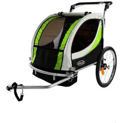 3 And 1  double seat, stroller, and bike trailer