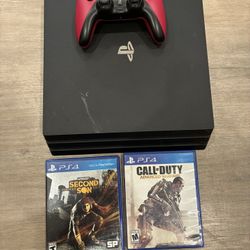 PlayStation 4 PRO Console With controller And Games