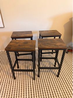 Metal  bar stools
