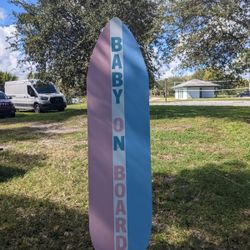 Gender Reveal Surfboard