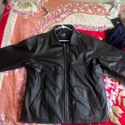 Gap leather jacket