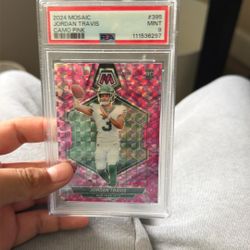 JORDAN TRAVIS CAMO PINK 2024 MOSAIC PSA 9
