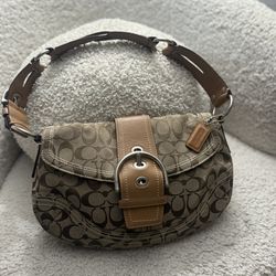 Coach Soho Signature Canvas Shoulder Bag