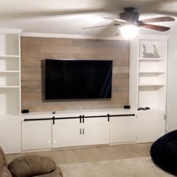 Entertainment Center Built Ina