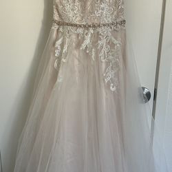 Blush Pink Formal Ball Gown