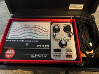 Mac Tools ET925 tach dwell volts amps ohms