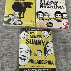 IT'S ALWAYS ALWAYS SUNNY IN PHILADELPHIA SEASONS 1-4 