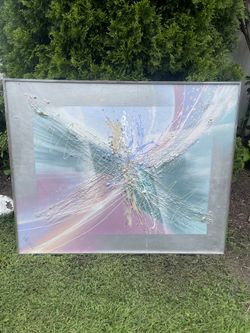 Large Lee Reynolds Pastel Oil Painting Authentic