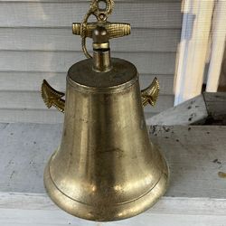 Brass anchor bell
