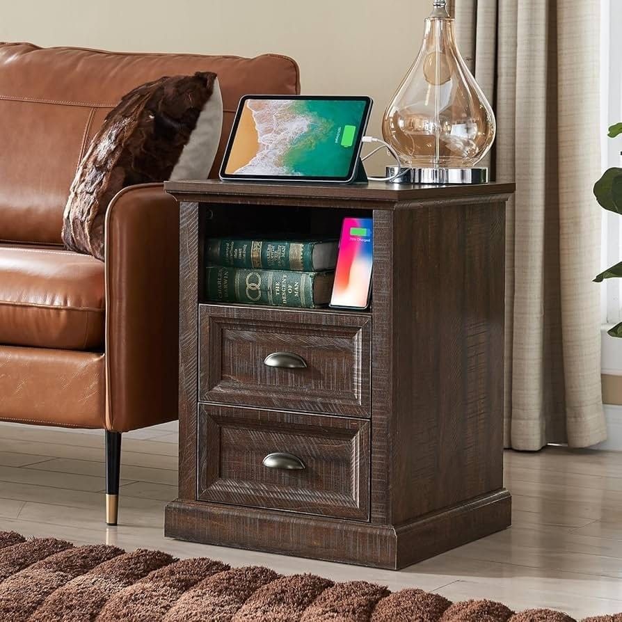 Nightstand Brown Available 