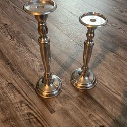 Silver Candle Holders