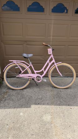 BCA Charleston Beach Cruiser Bike, 26" Inch Wheels Tire Bike With Basket Cup Phone Holder Boy Girl Man Woman Exercise Outdoor