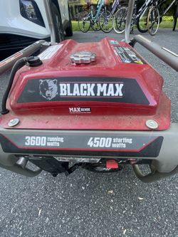 Black Max Generator 4500