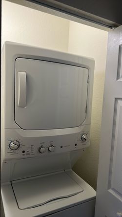 GE Spacemaker Washer Dryer Combo Unit White Laundry Center