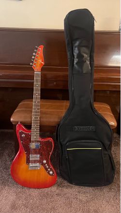 Raven Sunburst guitar