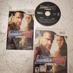WWE SmackDown Vs Raw 2009 Featuring ECW Nintendo Wii Complete