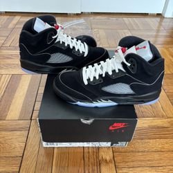 Air Jordan 5 Retro Black Metallic Reimagined 2025 Size 6.5Y