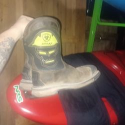 Ariat Composite Toe Work Boots Men's 9 An A Half D