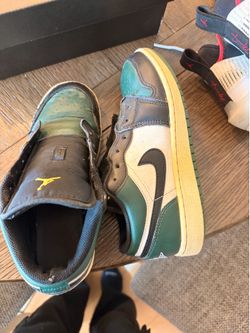 Air Jordan 1 Pine Green Low (GS)